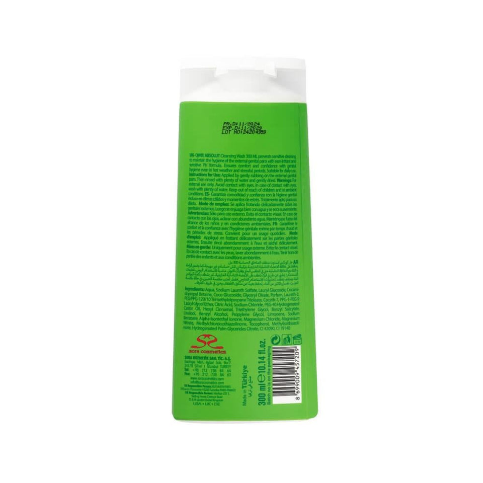 Qwex Intimate Wash Gentle Cleansing Antiseptic Formula 300ml