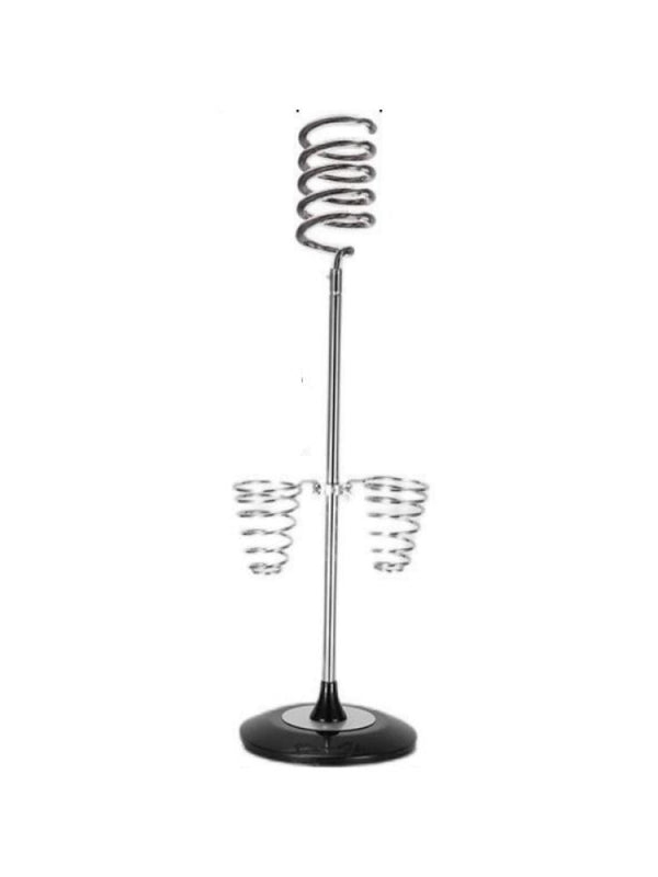 Salon System Marble Base Hair Dryer Holder Stand, Black, White or Transparent