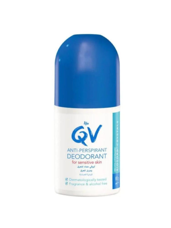 Roll-On Deodorant Fragrance Free Sensitive Skin QV 80g