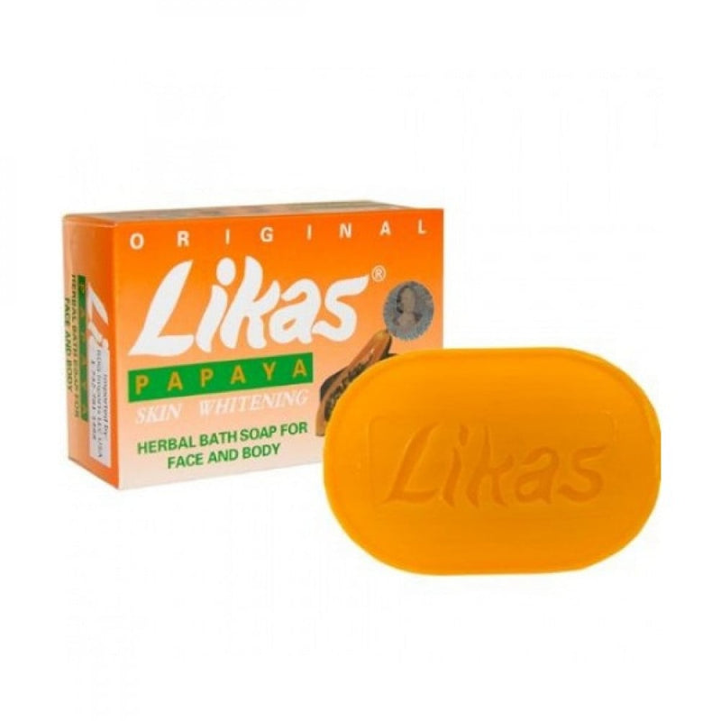 Likas Herbal Papaya Soap with Tropical Herbs for Whitening, 135g
