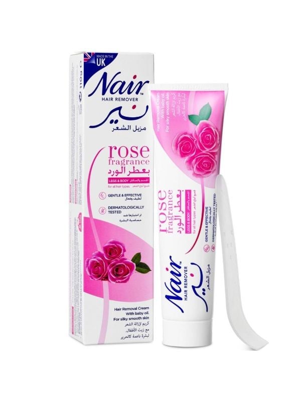 Nair Hair Removal Cream Rose Scent Sensitive Skin - 110g