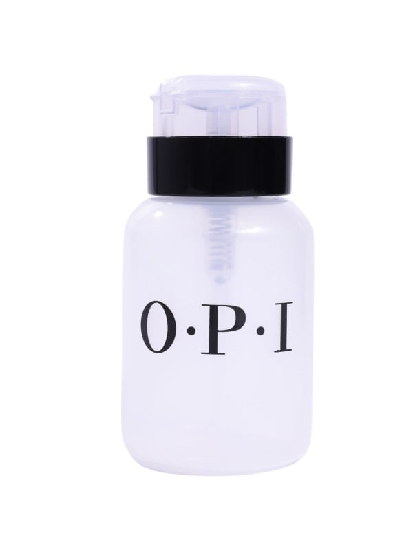Salon System Empty Pump Bottle - Press System - For Acetone & Nail Polish Remover