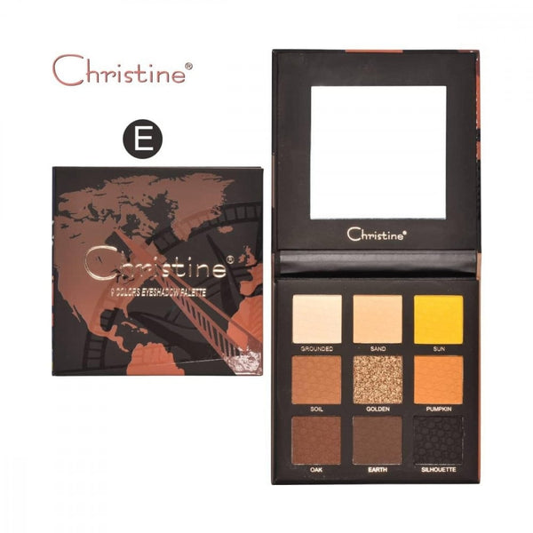 Christine Eyeshadow Palette 9 Color Matte Finish CH-E2213-E