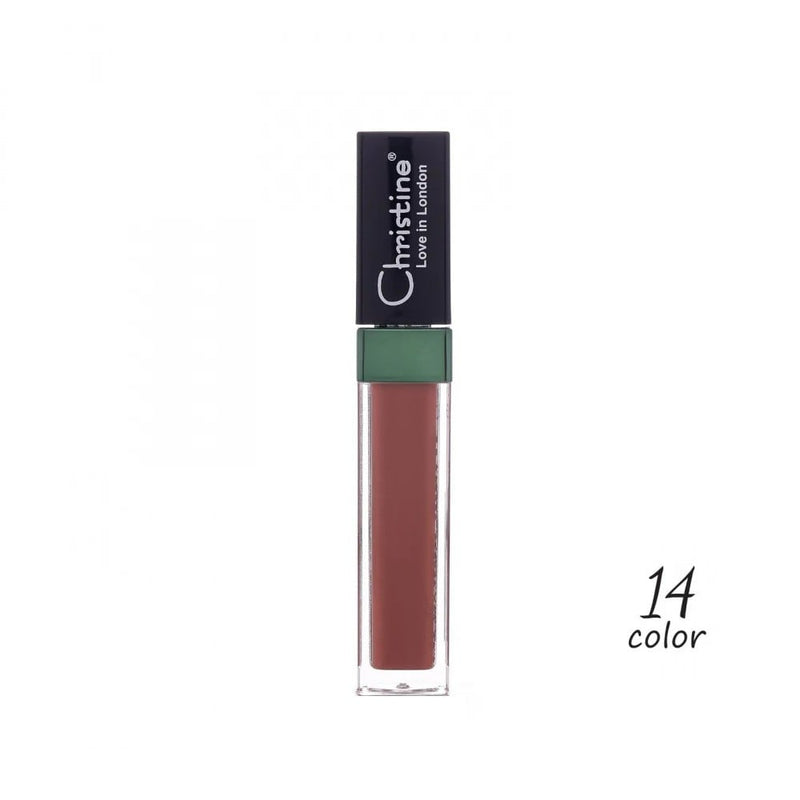 Matte Liquid Lipstick Moisturizing Long Wear Shade 14 Christine 5ml