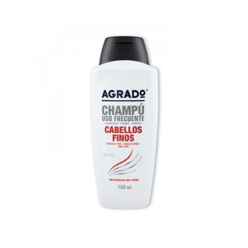 Agrado Soft Hair Shampoo with Cucumber & Grape Extracts for Fine Hair 750ml