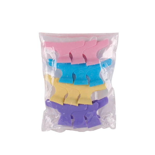 Splash Colorful Hair Clips Metal Secure Hold 12 Clips