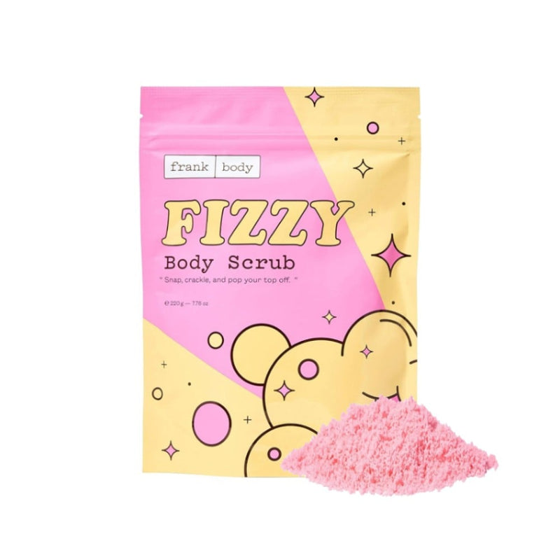 Frank Body Fizzy Body Scrub, Exfoliating Powder, 200g
