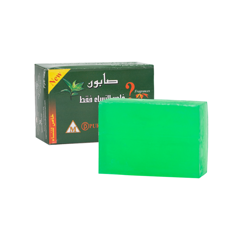 Pure Skin Virginity Green Soap, Moisturizing Cleansing Bar, 135g