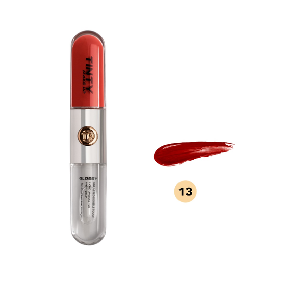 Tinty Double Balm Liquid Lipstick No. 13 Glossy Finish