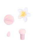 Makeup Sponge Pack 4 Piece Set with Hair Clip Beauty System Assorted Colors