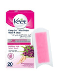 Best Hair Removal Wax Strips Normal Skin Veet 20 Strips