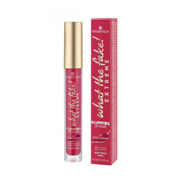 Essence What The Fake Extreme Lip Filler Gloss, Hyaluronic Acid, Chili Pepper Extract