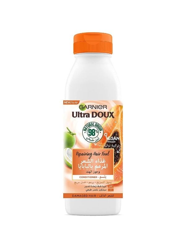 Garnier Ultra Doux Papaya Repairing Hair Food Conditioner - 350ml