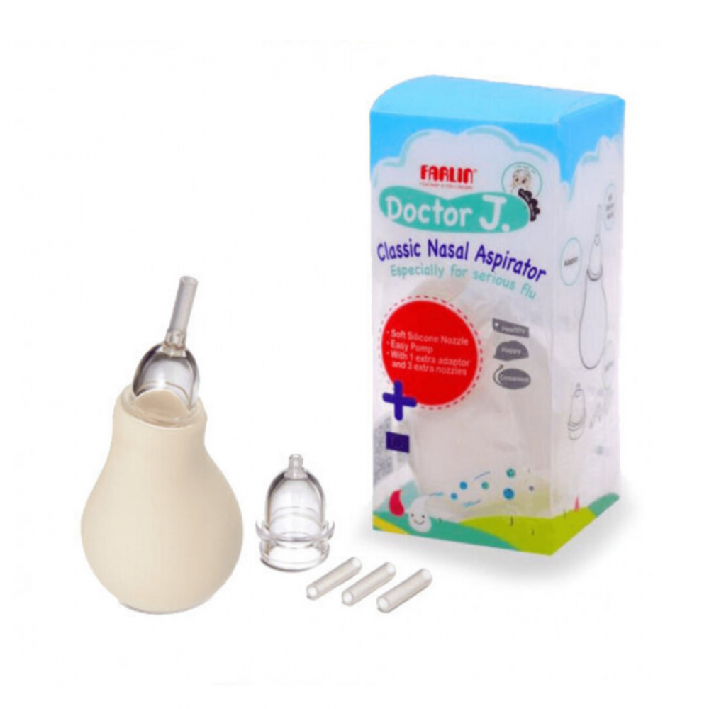 Farlin Baby Nasal Aspirator, Gentle Mucus Removal Tool – Brightech Commerce