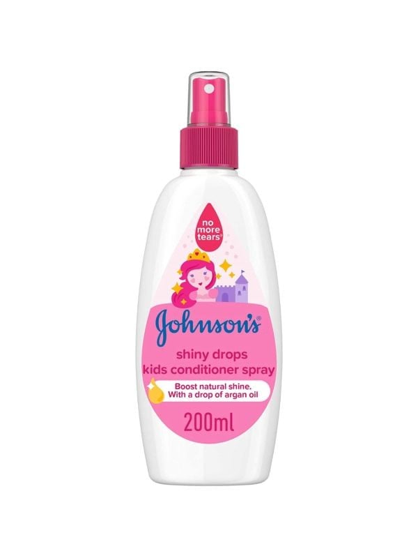 Spray Conditioner Leave In Shiny Drops Argan Oil Johnson's 200ml