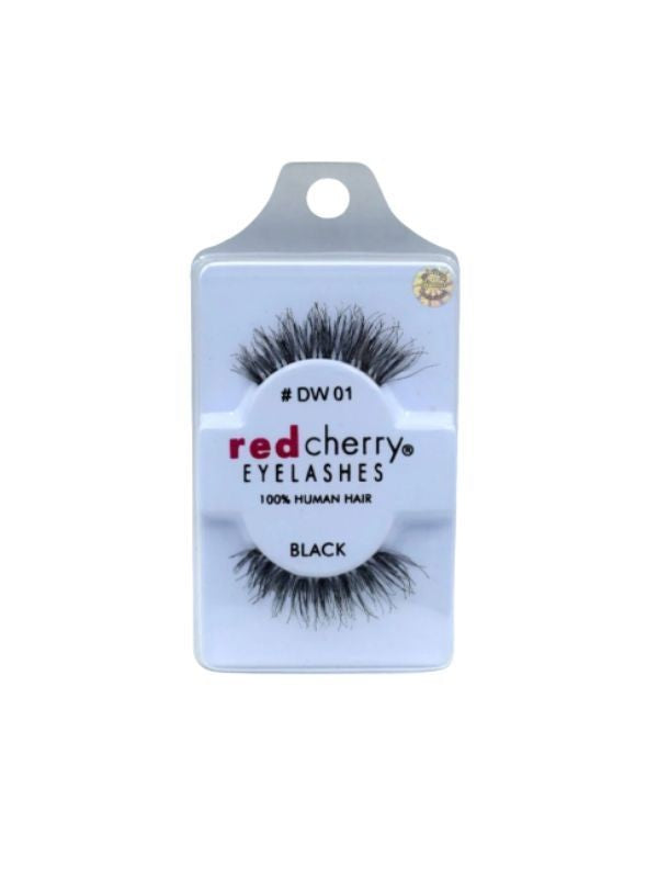 Red Cherry False Eyelashes #DW 01 - Natural Look