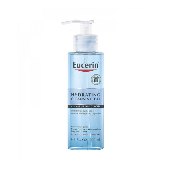 Eucerin Hyaluronic Acid Facial Cleansing Gel, Moisturizing, 200ml