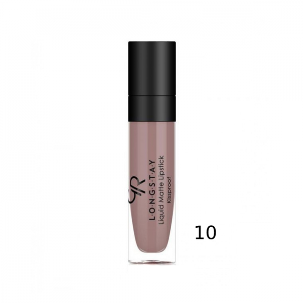 Golden Rose Matte Liquid Lipstick Metallic Finish Pink 10 5.5g