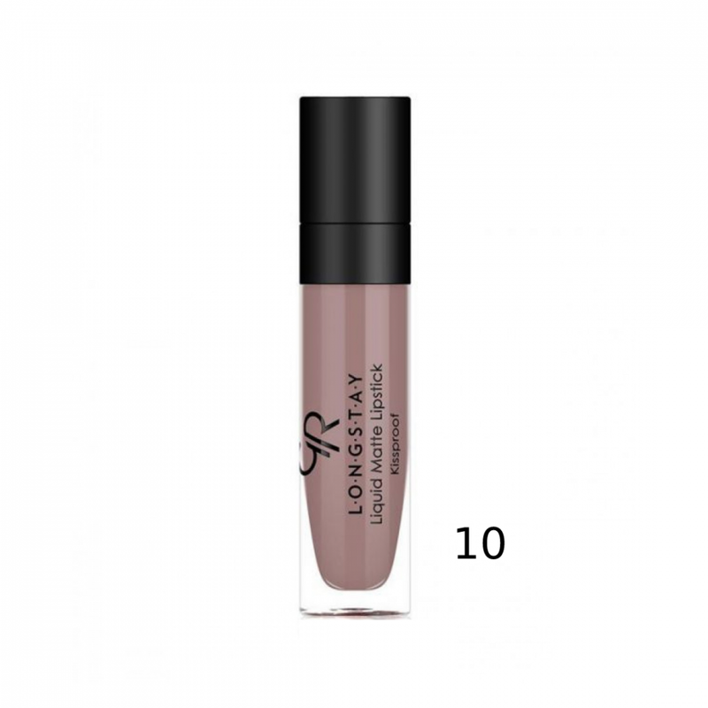 Golden Rose Matte Liquid Lipstick Metallic Finish Pink 10 5.5g
