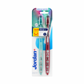 Jordan Ultra Light Toothbrush, Medium Bristle, Hexagonal Grip