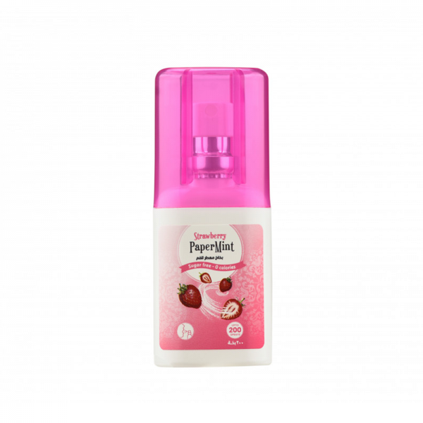 Papermints Mouth Freshener Spray Strawberry Flavor 20ml, 200 Sprays