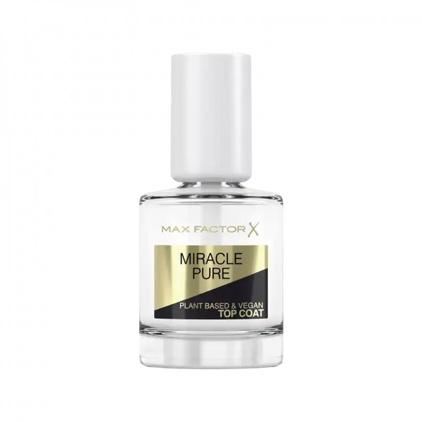 Max Factor Miracle Pure Top Coat Nail Polish, Quick Dry, 12 ml