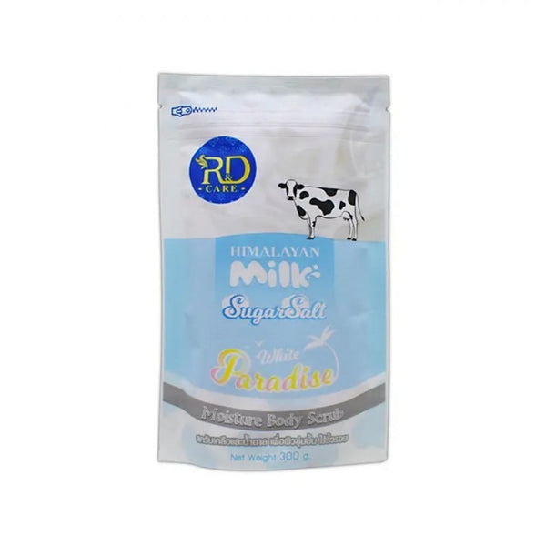 R&d Care Milk Salt and Sugar Body Scrub, Exfoliating Cleanser, 300g