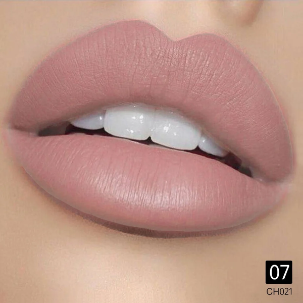 Christine Royal Lipstick, Vitamin E Matte Finish, Full Coverage, No. 07