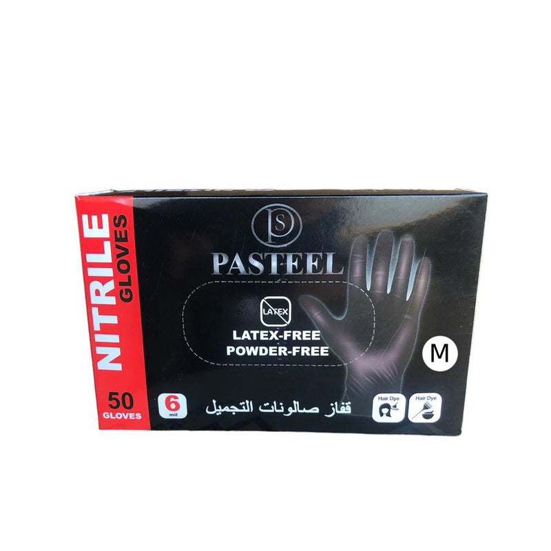 Medium Disposable Nitrile Gloves Powder-Free Beauty Salon 50 Pieces Pastel
