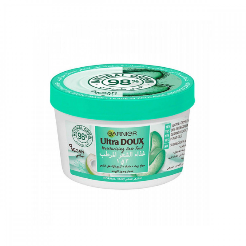 Garnier Ultra Doux 3-in-1 Hair Food Mask Conditioner 390ml