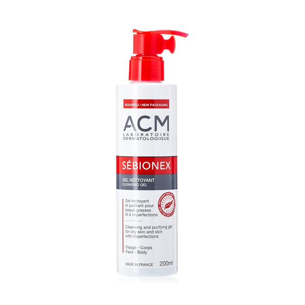 Acm Cybionex Cleansing Gel for Oily Skin, Sebum Regulation, 200ml