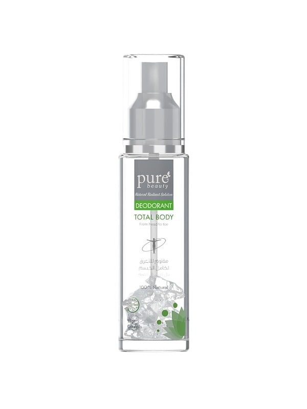 Full Body Deodorant Natural Alum Stone Refillable Pure Beauty 18g