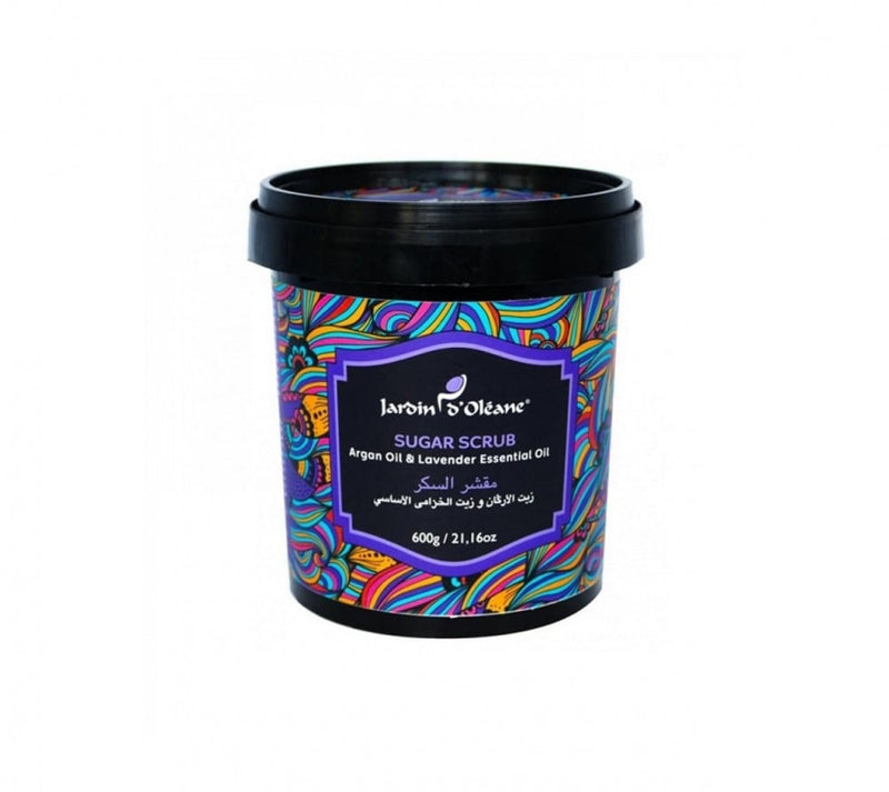Jardin Oleane Sugar Scrub with Argan & Lavender Oil, 600g