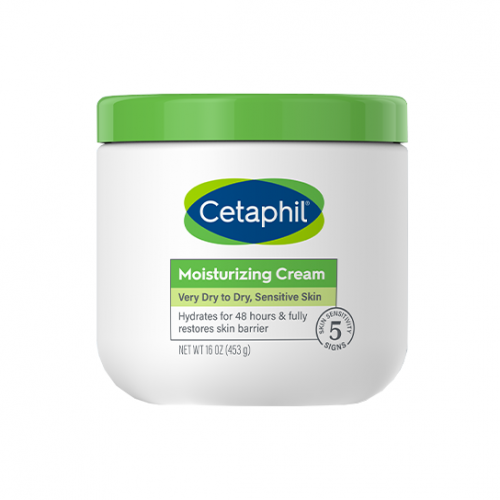 Cetaphil Moisturizing Cream, Vitamin E, Sweet Almond Oil, Glycerin, 453g