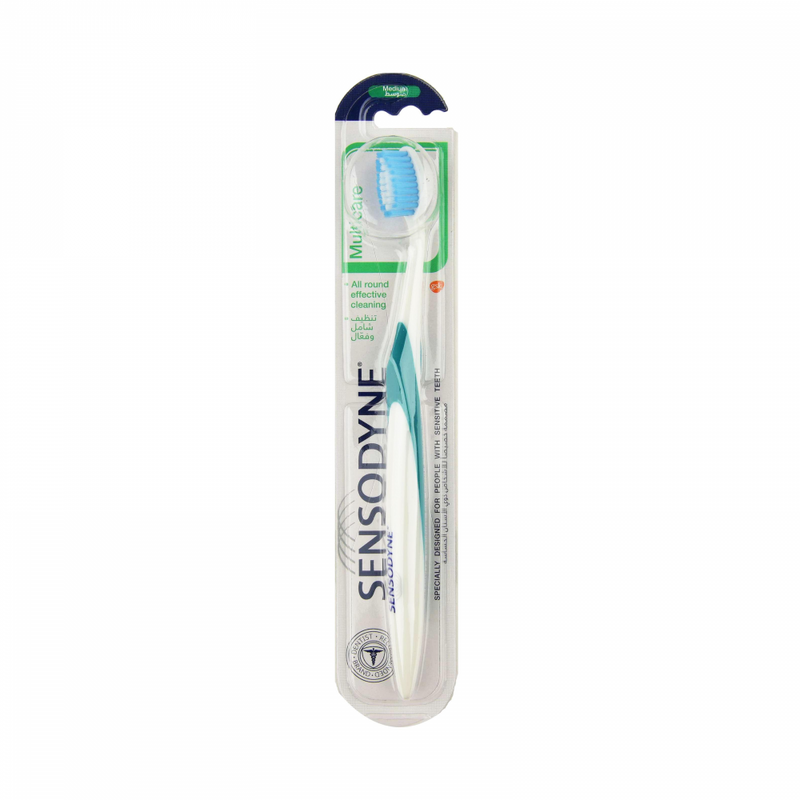 Sensodyne Complete Care Toothbrush, Medium Bristle, Light Green
