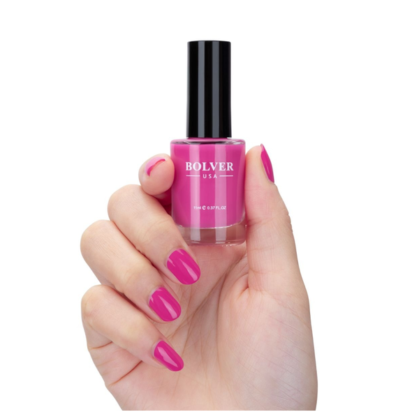 Bolver Nail Polish Rose 725 Quick-Dry High-Gloss Finish
