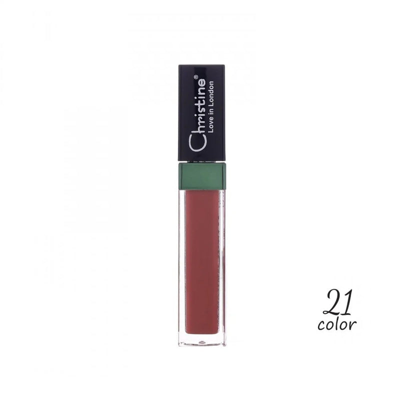 Matte Liquid Lipstick Moisturizing Long Wear Shade 21 Christine 5ml