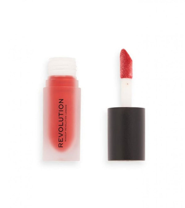 Revolution Matte Bomb Liquid Lipstick Lure Red - Long-Lasting Matte