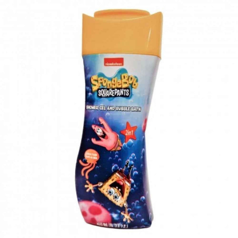 SpongeBob Shower Gel & Bubble Bath - 400ml, Gentle Formula