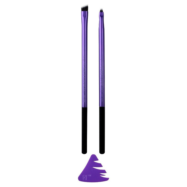 Real Techniques Eye Brush Set, 3-Piece, Pointed and Angled Applicators