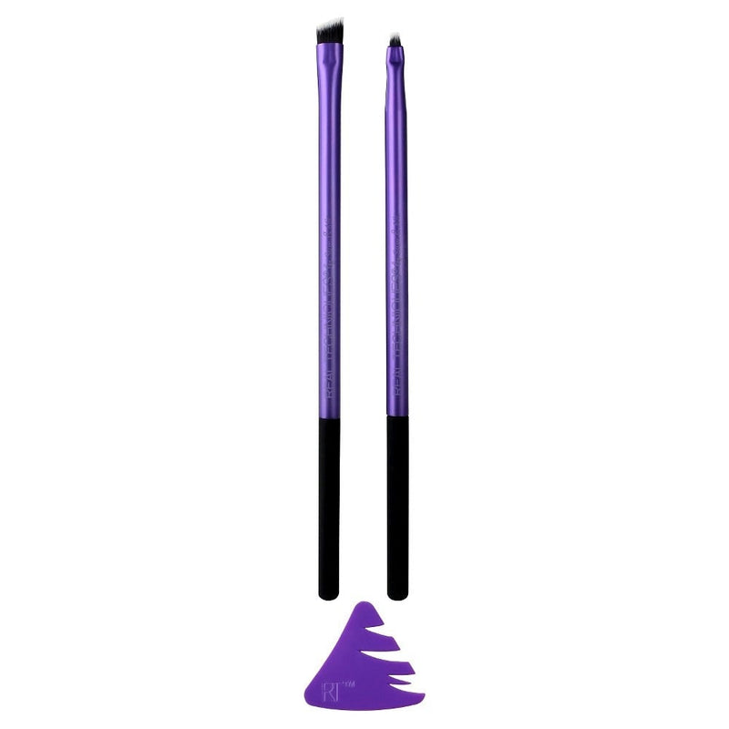 Real Techniques Eye Brush Set, 3-Piece, Pointed and Angled Applicators