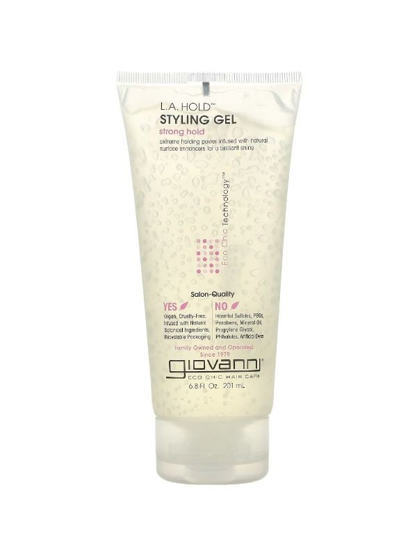 Strong Hold Styling Gel Natural All Hair Types Giovanni 201ml
