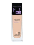 Maybelline Fit Me Luminous Foundation, 30ml, SPF 18