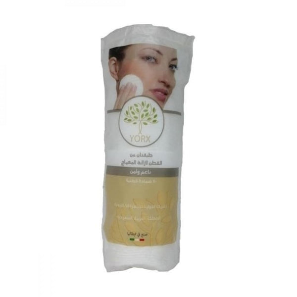 Yorx Cotton Pads for Makeup Removal and Skin Cleansing, 70 Count