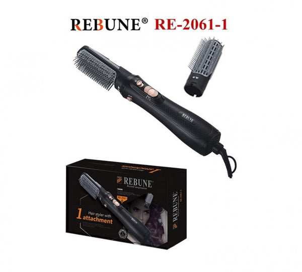 Rebune RE-2061-1 1000W Hair Styling Brush Dryer