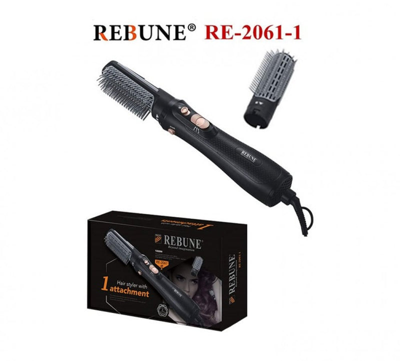 Rebune RE-2061-1 1000W Hair Styling Brush Dryer