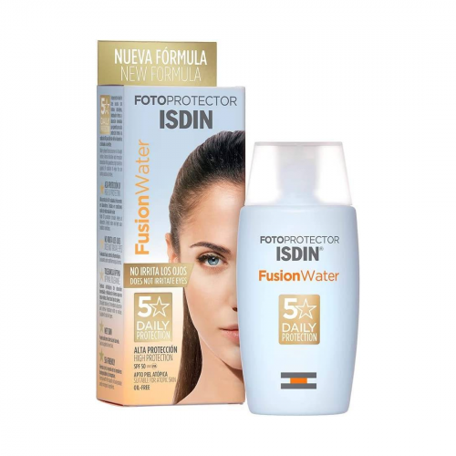 Isdin Fusion Water Sunscreen SPF 50+, UVA/UVB Protection, 50ml