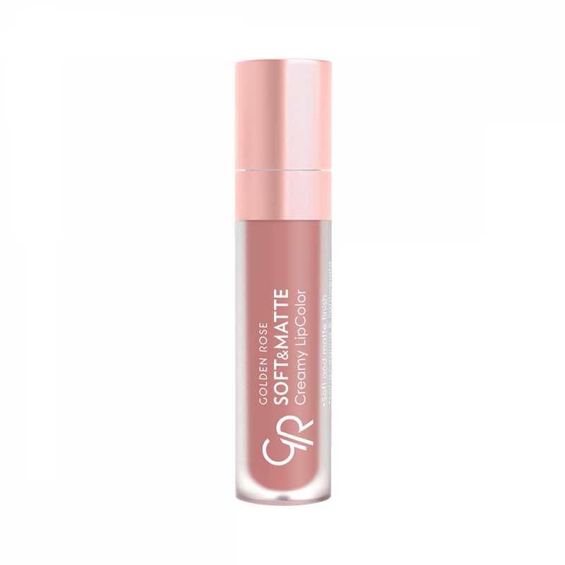 Golden Rose Soft Matte Creamy Lipstick 104, Liquid Formula, 8-Hour Wear