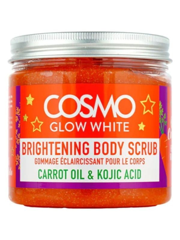 Cosmo Glow White Brightening Body Scrub with Carrot Oil & Kojic Acid - 475ml