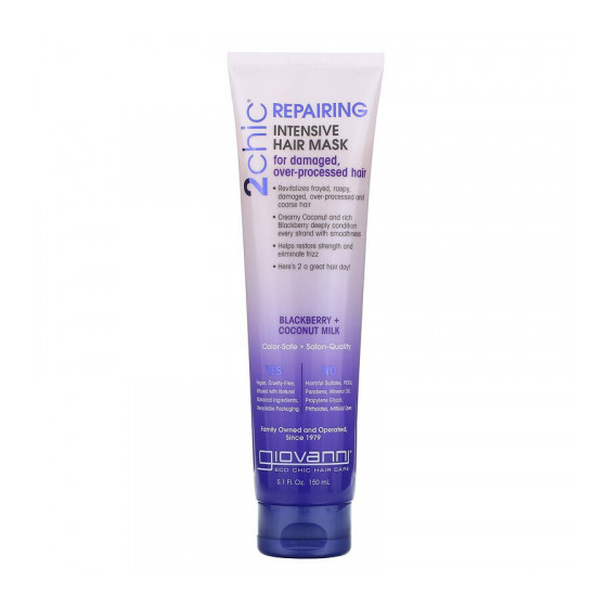 Giovanni Blackberry & Coconut Milk Hair Mask, Deep Conditioning, 150ml